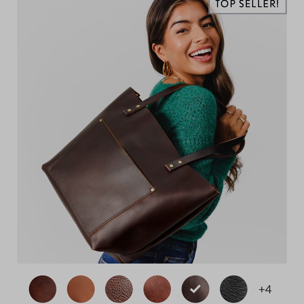 Portland Leather Tote